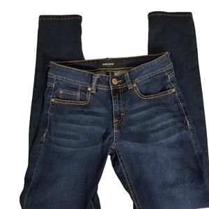 sz 4 mid to low rise skinny jeans Jordache 18% rayon